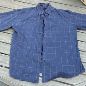 John Ashford Men’s Flannel Button Down Shirt